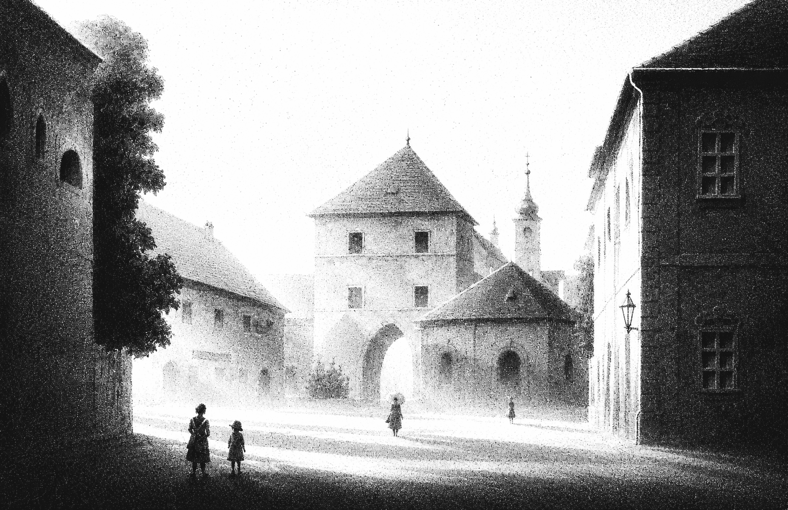 Historische Ansicht des Freihauses